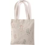 Shopping bags eleganti bicolore di tela riutilizzabili per bambini 