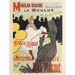 Toulouse-Lautrec Dancer La Goulue Moulin Rouge Advert Unframed Wall Art Print Poster Home Decor Premium Ballerino Pubblicità Parete Manifesto Casa