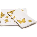 Tovaglioli di cotone a tema farfalla di stoffa Caleffi 