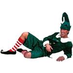Costumi verdi XXL da elfo per Uomo Toyland 