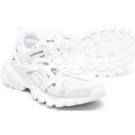 Sneakers stringate larghezza A bianche numero 32 in tessuto con stringhe antiscivolo per Donna Balenciaga Track 