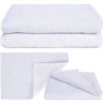 Asciugamani scontati bianchi 100x150 di cotone da bagno 