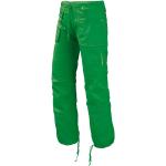 Pantaloni scontati urban verdi L di cotone da arrampicata per Donna Trangoworld 