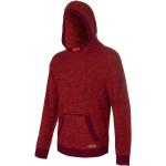 Felpe scontate rosse XL di lana lavabili in lavatrice con zip per Uomo Trangoworld 