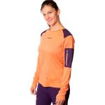 T-shirt tecniche scontate arancioni XL Bluesign sostenibili traspiranti per Donna Trangoworld 
