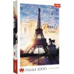 Puzzle classici a tema Parigi per bambini da 1000 pezzi per età 9-12 anni Trefl 