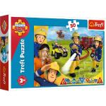 Puzzle classici per bambini pompieri per età 2-3 anni Trefl Sam il pompiere 