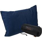 Trekmates Deluxe Pillow - Cuscino Leggero Blu 220 g 25x34x10 cm