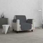 Fodere grigio chiaro sostenibili per divani per 1 persona Italian Bed Linen 