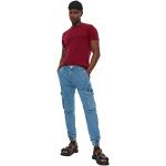 Pantaloni cargo loose fit blu navy di cotone per Uomo Trendyol 