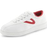 Sneakers stringate larghezza E classiche rosse numero 37,5 di tela con stringhe impermeabili per Donna Tretorn 