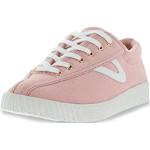 Sneakers stringate larghezza E classiche rosa numero 39 di tela con stringhe impermeabili per Donna Tretorn 
