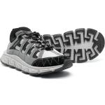 Sneakers stringate larghezza A scontate nere numero 35 di gomma con stringhe per Donna Versace 