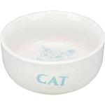 Ciotole bianche in ceramica per gatti Trixie 