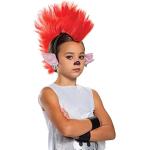 Troll Movie 2 Barb Deluxe Headband, Trolls World Tour Child Costume Accessories, Red Kids Size Movie Character Dress Up Headpiece