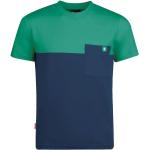 Trollkids Bergen T - T-shirt - Bambino Navy / Pepper Green Taglia bambino 110 cm