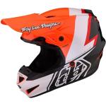 Caschi arancioni motocross per Donna Troy Lee MotoGP 