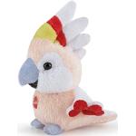 Peluche in peluche a tema pappagallo di Natale per bambini 10 cm Trudi Sweet collection 
