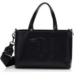 Trussardi Jeans T-Easy Tote MD Ecoleather Mono, Borsa Donna, Nero (Black On Tone), 30x21x12 cm (W x H x L)