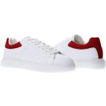 Sneakers larghezza E casual rosse numero 38 platform per Donna Trussardi 