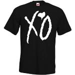 TRVPPY Uomo T-Shirt Maglietta Shirt Modello XO The