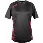 TSG - Women's Floral Jersey S/S - Maglietta da ciclismo XS grigio/nero