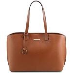 Tuscany Leather TL Bag - Borsa shopping in pelle morbida - TL141828 (Cognac)