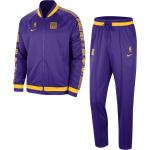 Vestiti ed accessori scontati viola XS traspiranti da basket per Uomo Nike Dri-Fit Los Angeles Lakers 