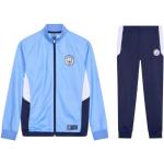 Pantaloni blu M taglie comode traspiranti da jogging per Donna Manchester City 