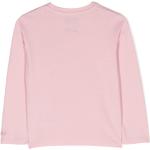 Magliette & T-shirt scontate rosa manica lunga con scollo rotondo per Donna 