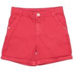 Pantaloncini jeans scontati rossi di cotone tinta unita da lavare a mano per bambina Simona Barbieri Jeans di YOOX.com 