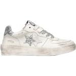 Sneakers larghezza E bianche numero 38 con glitter per Donna 2 Star 