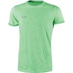 Magliette & T-shirt verdi XXL taglie comode di cotone traspiranti mezza manica con scollo rotondo 