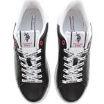 Sneakers larghezza E casual nere numero 40 in similpelle con stringhe per Uomo u.s polo assn. 