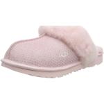 Pantofole larghezza E rosa numero 32,5 in pelle di camoscio con allacciatura elasticizzata per bambini UGG 
