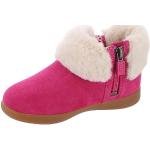 Scarpe invernali larghezza E rosa numero 22 in pelle di camoscio impermeabili per bambini UGG 