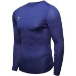 T-shirt tecniche scontate blu S manica lunga per Uomo Umbro 
