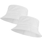 Cappelli bianchi di cotone traspiranti a pescatore per Donna 