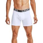 Under Armour Charged Cotton 6' Boxer 3 Units Bianco M Uomo