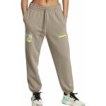 Under Armour Project Rock Q1 Terry W - pantaloni fitness - donna L Light Brown woman