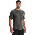 T-shirt scontate grigio scuro XL in misto cotone mezza manica da fitness per Uomo Under Armour 