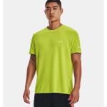 Magliette & T-shirt scontate verdi M di nylon mezza manica con manica corta per Uomo Under Armour 