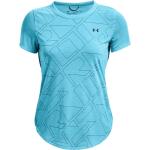 T-shirt blu XS da running per Donna Under Armour 