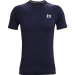 Magliette sportive scontate blu navy XL in poliestere traspiranti mezza manica per Uomo Under Armour 