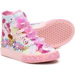 Sneakers stringate larghezza A rosa numero 33 di gomma a fiori con perline con stringhe per bambini Lelli Kelly 