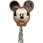 Unique- Disney Mickey Mouse Pinata-Tirare la Corda, Multicolore, 66309