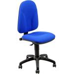 Sedie blu con schienale regolabile da ufficio Unisit 