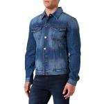 Giacche jeans scontate blu scuro S di cotone per Uomo United Colors of Benetton 