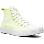 Sneakers alte larghezza E verde chiaro di gomma con stringhe per Donna Converse 