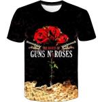 Uomini Donne Bambini Nuovi Guns N Roses Band Stampa 3D T Shirt Moda Harajuku Divertente Cool Tee Streetwear Hip Hop Top